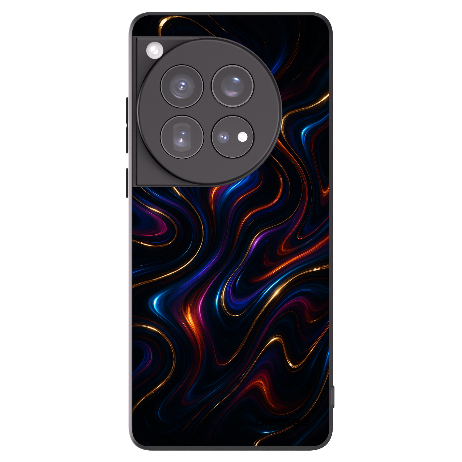 Picasee OnePlus 12 5G Hülle - Schwarzes Silikon - Noir