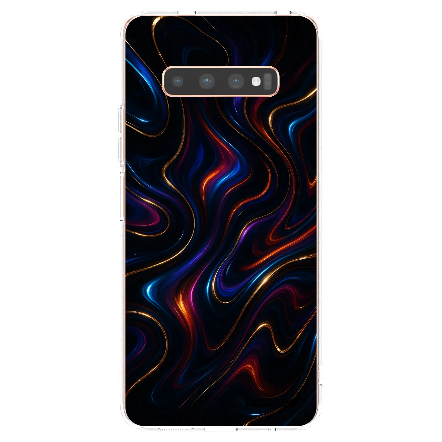 Picasee Samsung Galaxy S10 Plus G975 Hülle - Transparentes Silikon - Noir
