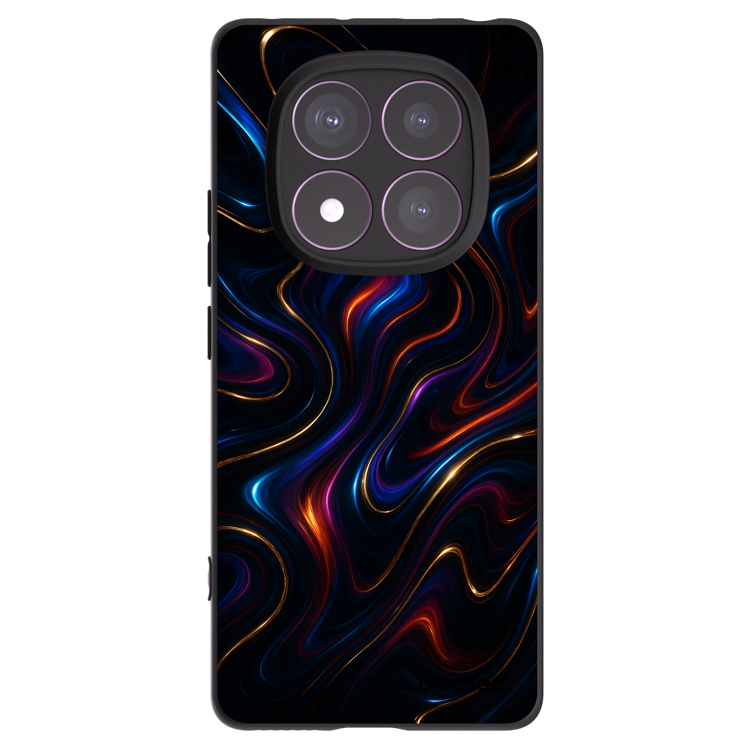 Picasee Xiaomi Redmi Note 14 Pro 4G Hülle - Schwarzes Silikon - Noir