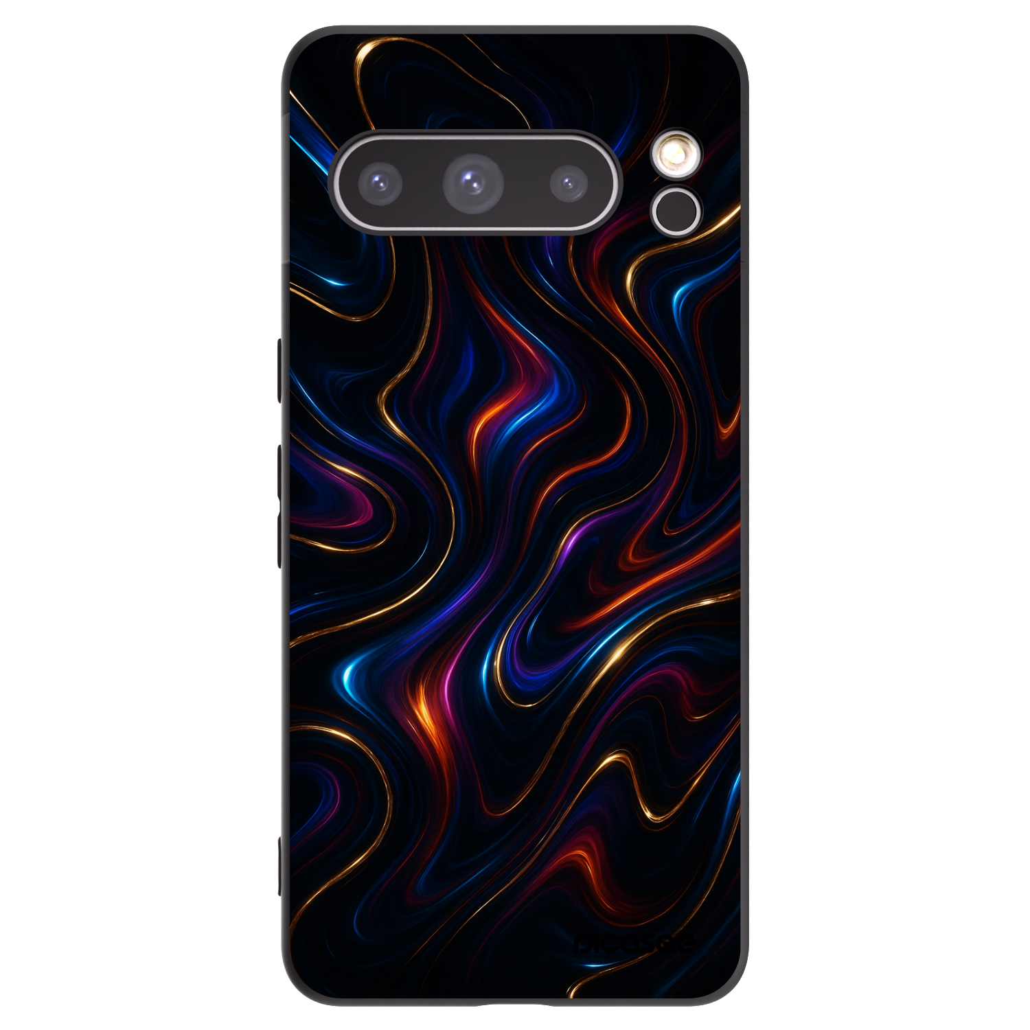 Picasee Google Pixel 8 Pro Hülle - Schwarzes Silikon - Noir