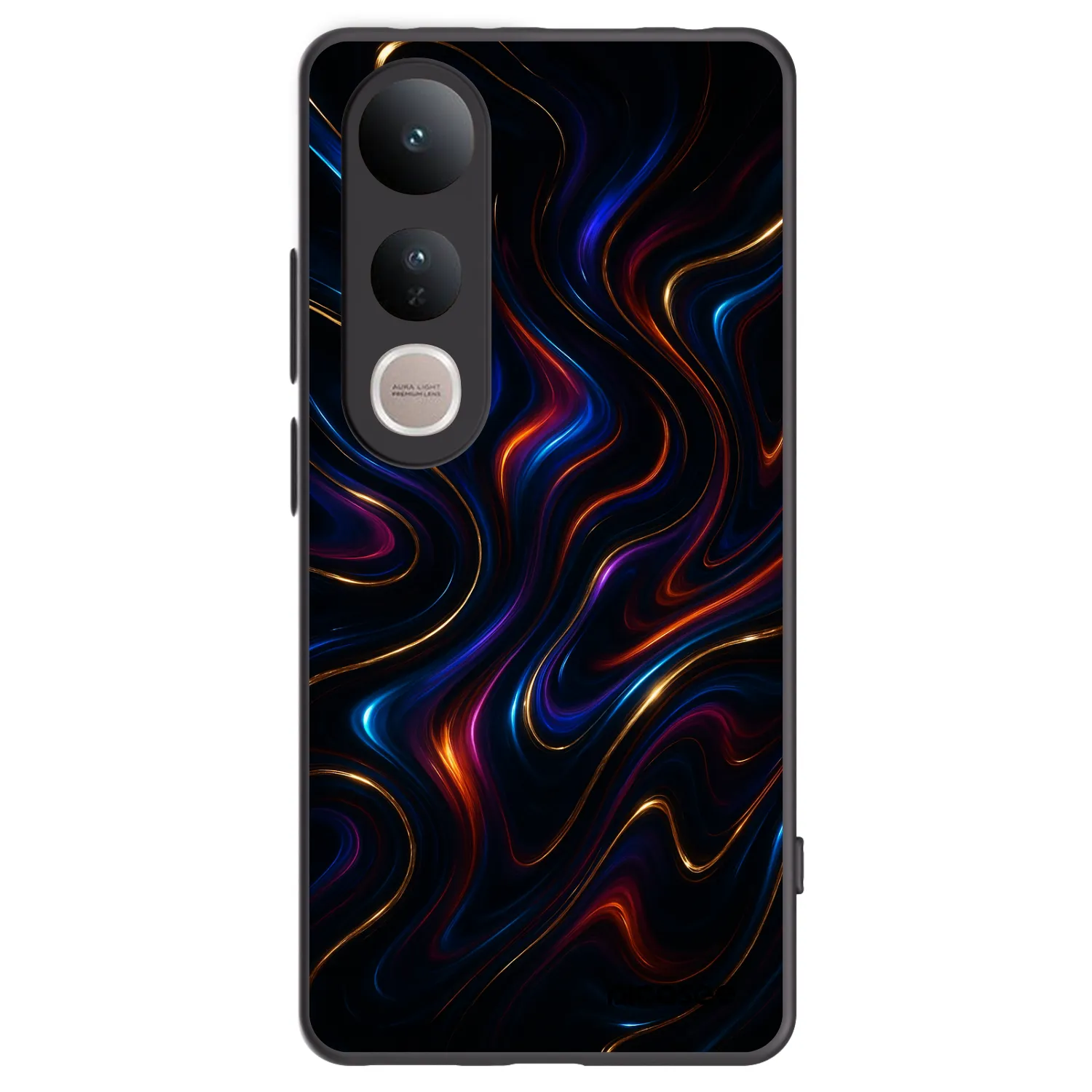 Picasee Vivo V50 Lite 5G Hülle - Schwarzes Silikon - Noir