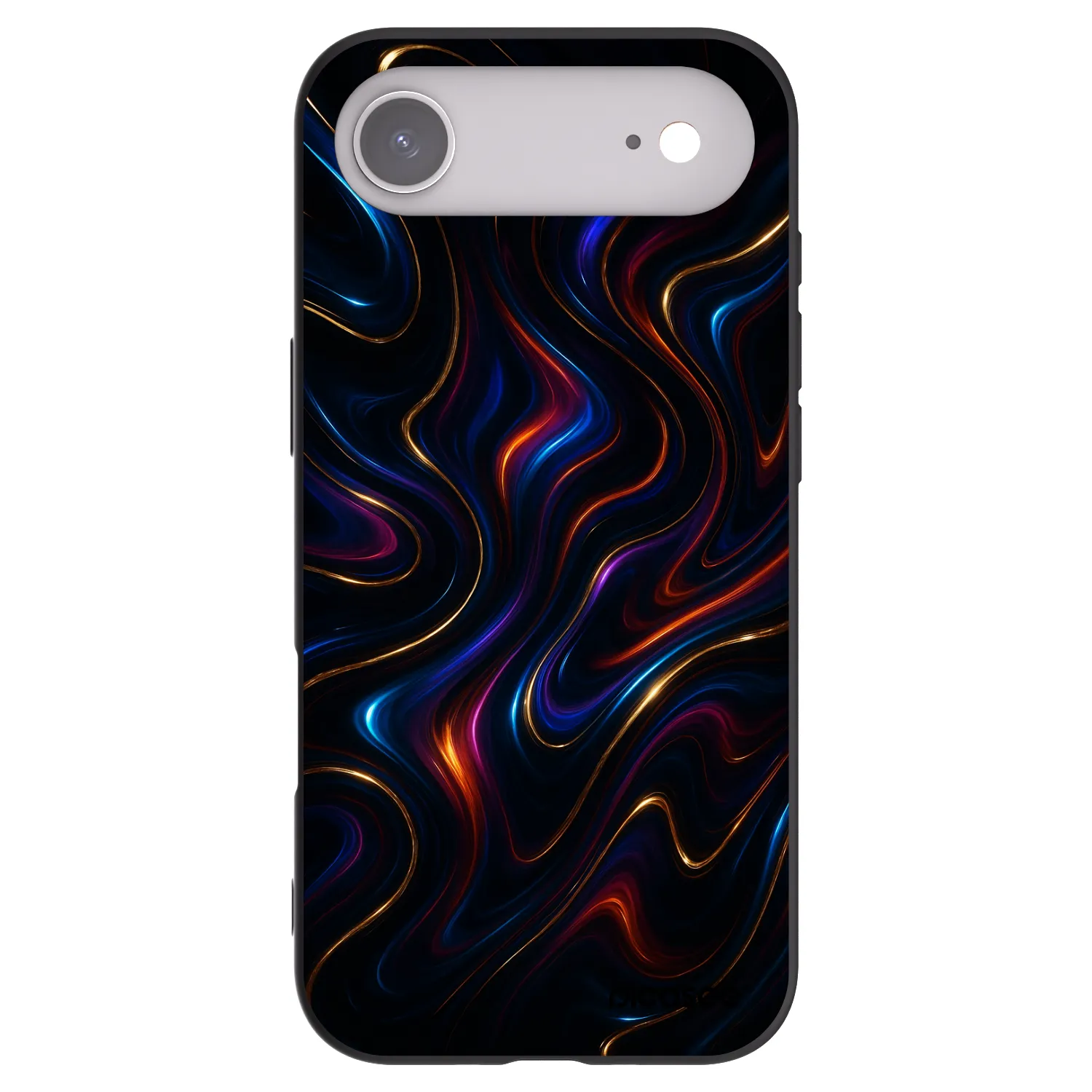Picasee Apple iPhone Air Hülle - Schwarzes Silikon - Noir