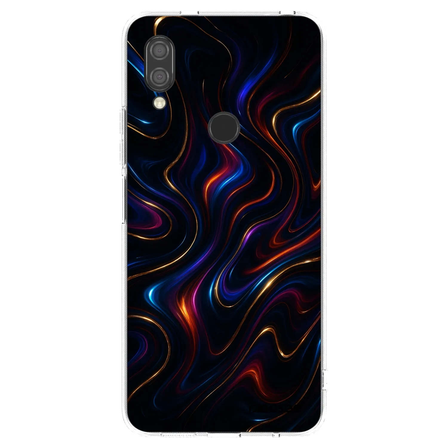 Picasee Xiaomi Redmi 7 Hülle - Transparentes Silikon - Noir