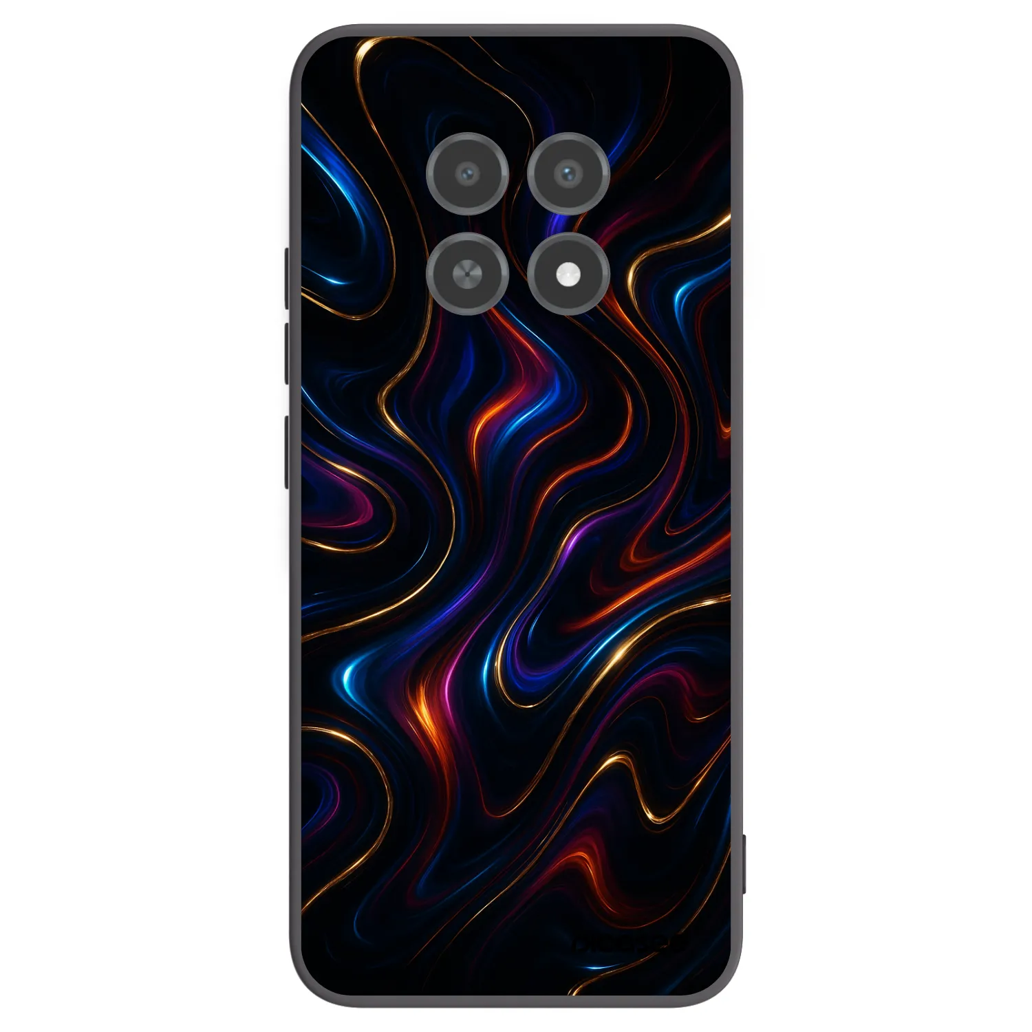 Picasee Realme 12X Hülle - Schwarzes Silikon - Noir