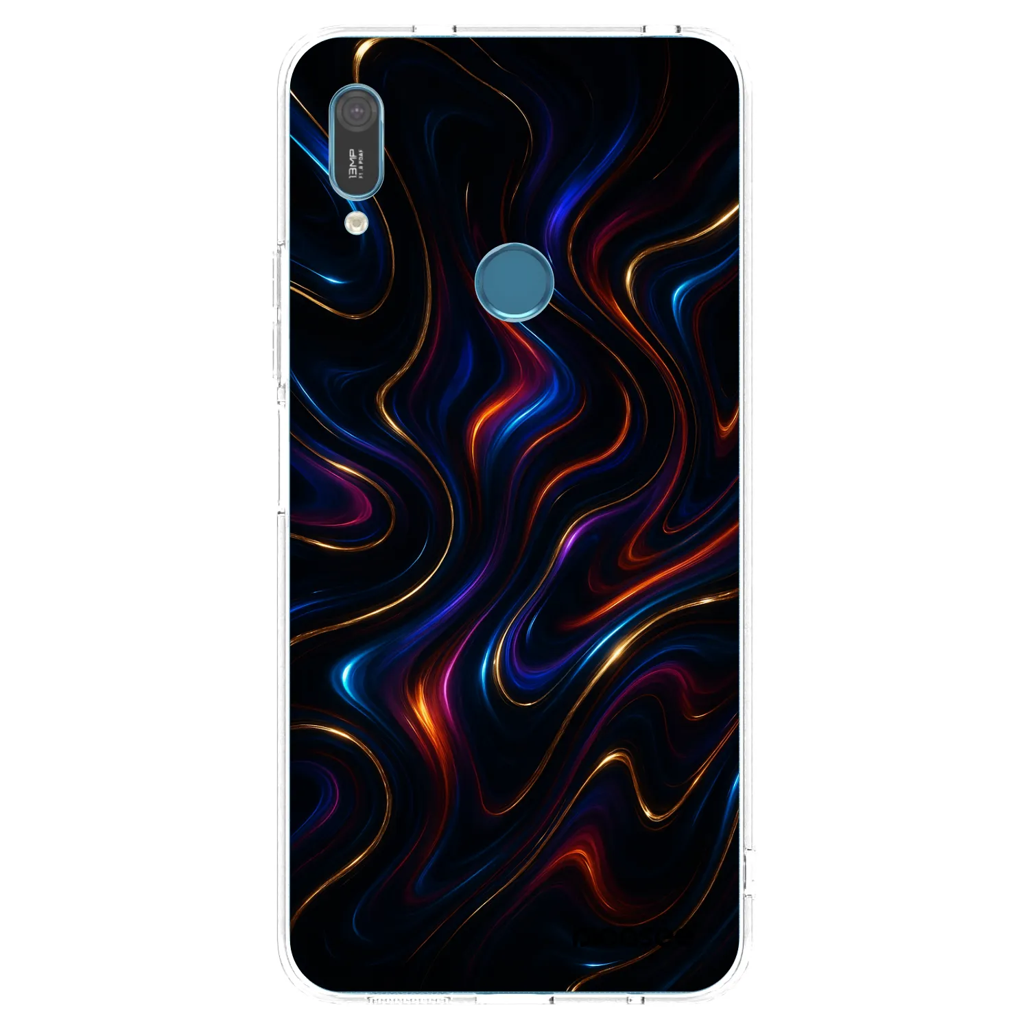 Picasee Huawei Y6 2019 Hülle - Transparentes Silikon - Noir