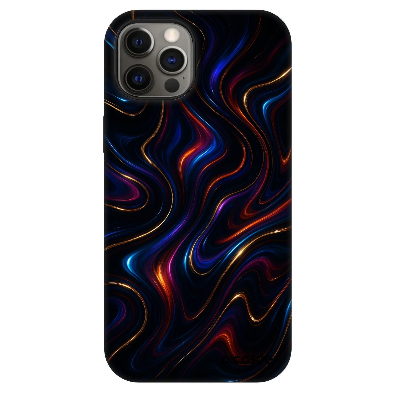 Picasee Fashion Case MagSafe für Apple iPhone 12 - Noir