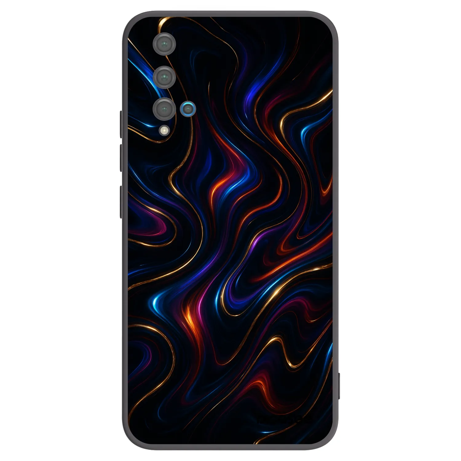 Picasee Huawei Nova 5T Hülle - Schwarzes Silikon - Noir