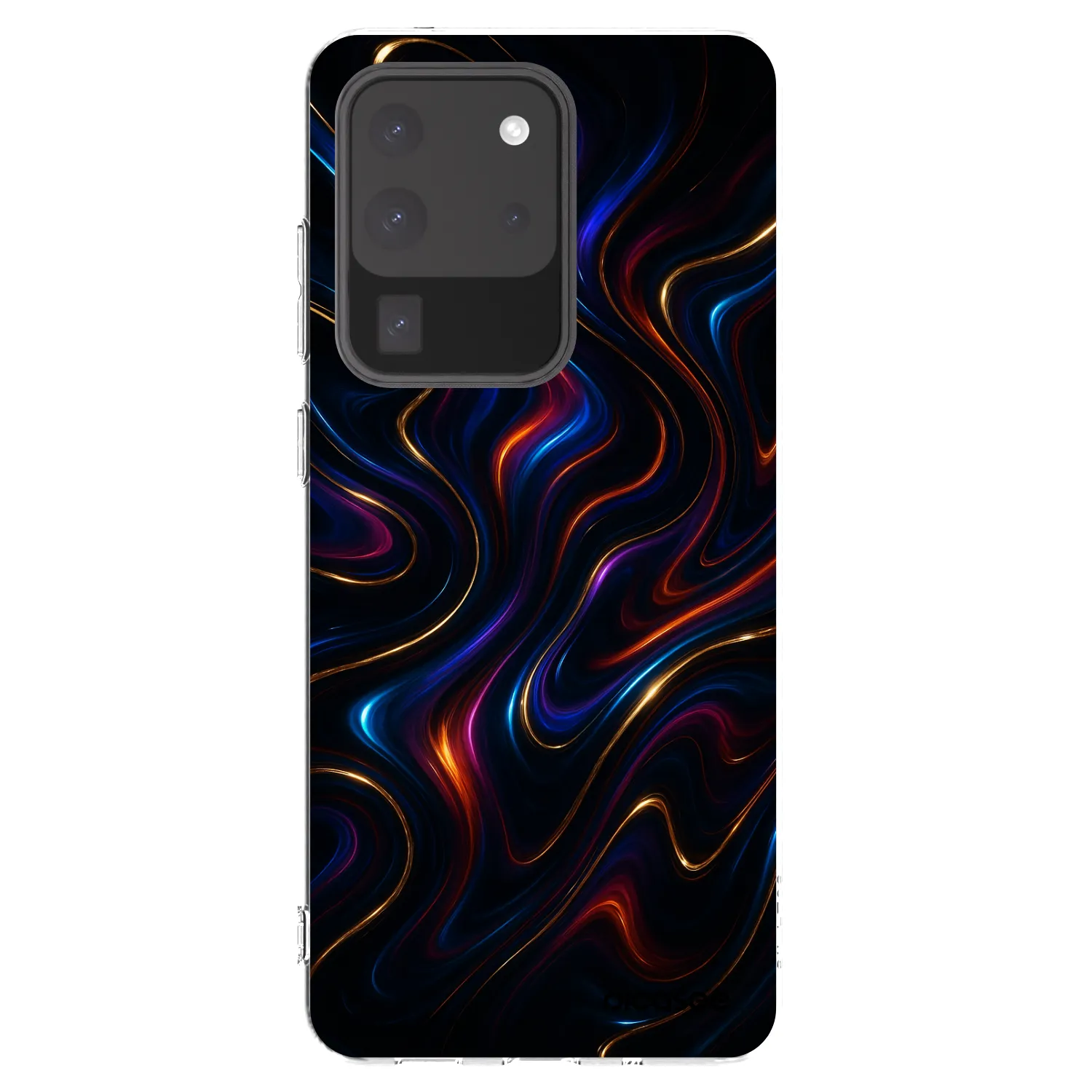 Picasee Samsung Galaxy S20 Ultra 5G G988F Hülle - Transparentes Silikon - Noir