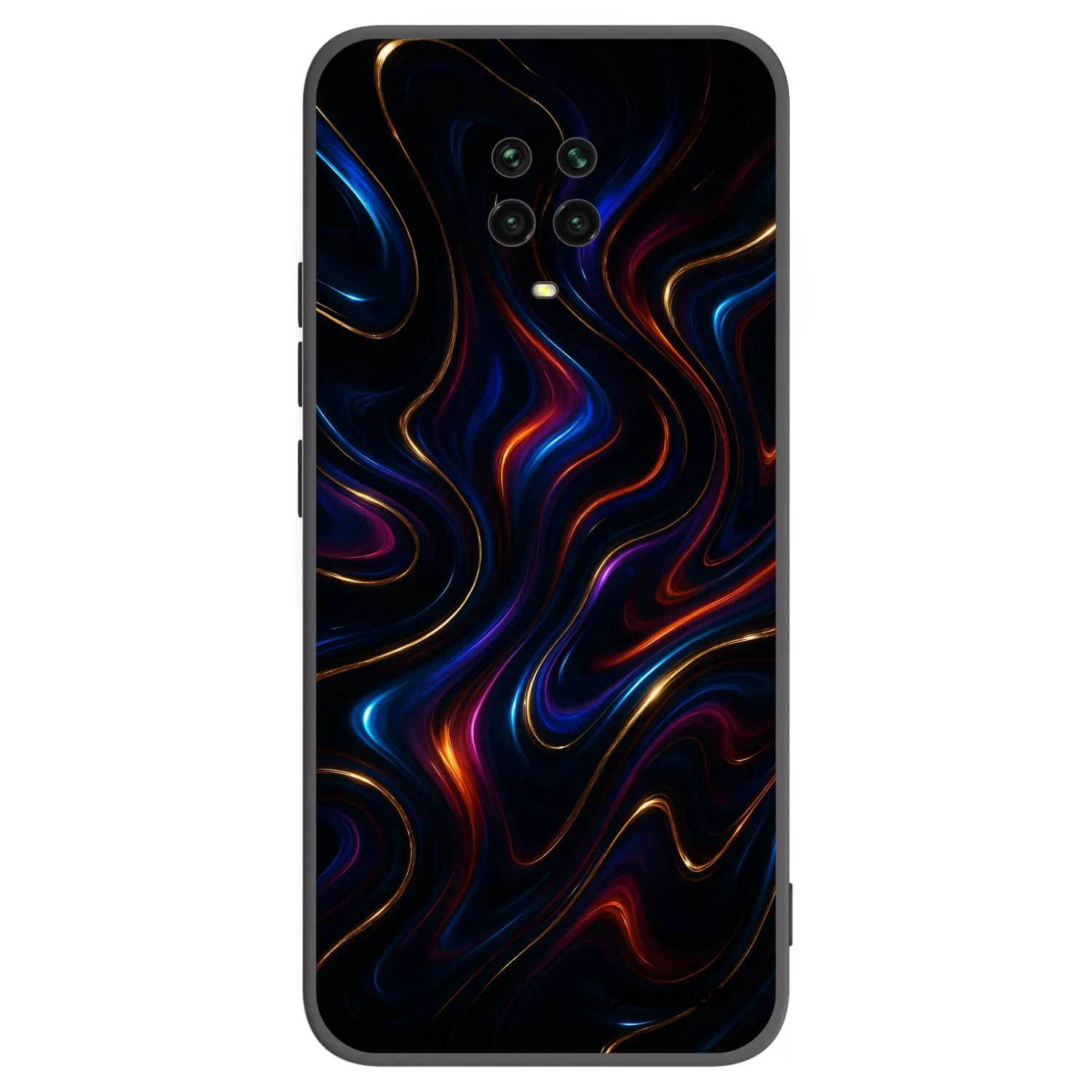 Picasee Xiaomi Redmi Note 9S Hülle - Schwarzes Silikon - Noir