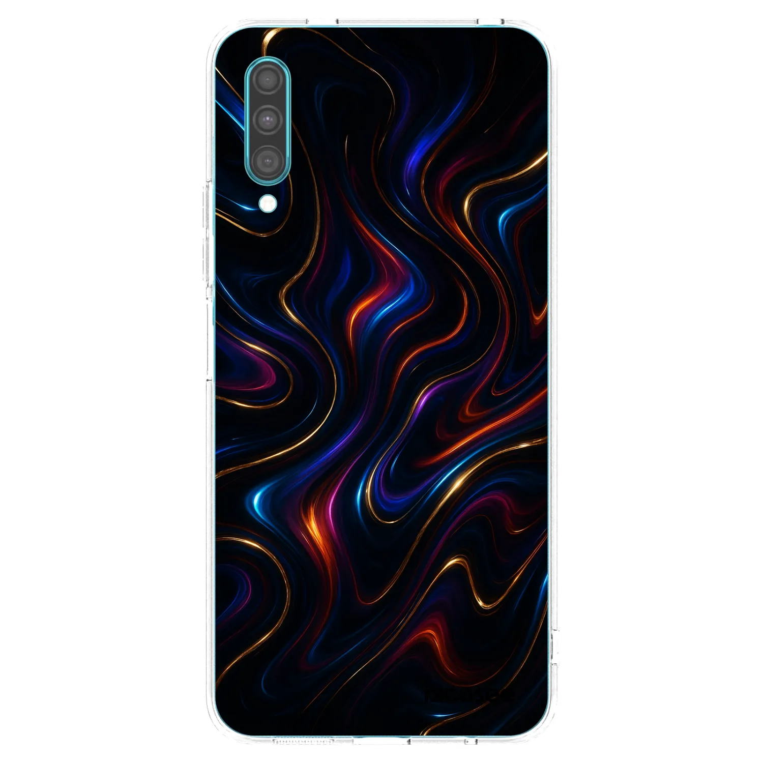 Picasee Samsung Galaxy A30s A307F Hülle - Transparentes Silikon - Noir