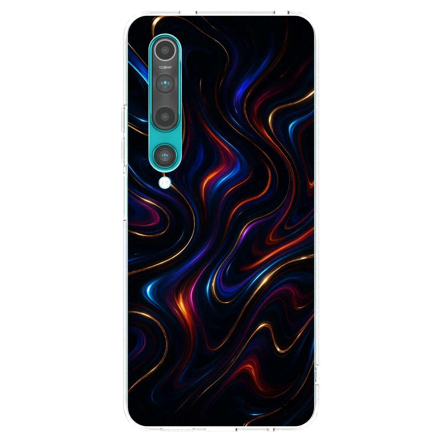 Picasee Xiaomi Mi 10 Hülle - Transparentes Silikon - Noir