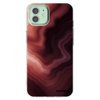 Picasee Apple iPhone 12 Pro Hülle - Transparentes Silikon - Rouge