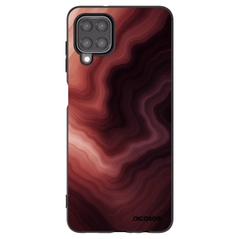 Picasee Samsung Galaxy A12 A125F Hülle - Schwarzes Silikon - Rouge
