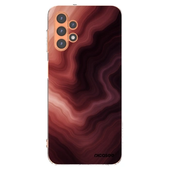 Picasee Samsung Galaxy A13 4G A135 Hülle - Transparentes Silikon - Rouge