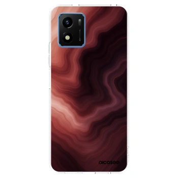 Picasee Vivo Y01 Hülle - Transparentes Silikon - Rouge