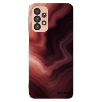 Picasee Samsung Galaxy A23 A236B 5G Hülle - Transparentes Silikon - Rouge