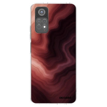 Picasee Xiaomi Redmi Note 11S 5G Hülle - Transparentes Silikon - Rouge