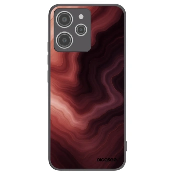Picasee Xiaomi Redmi 12 4G Hülle - Schwarzes Silikon - Rouge