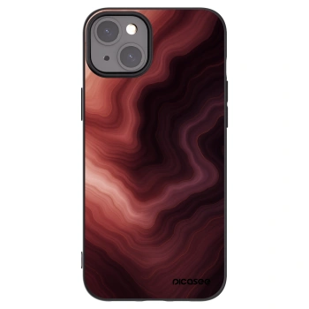 Picasee Apple iPhone 15 Plus Hülle - Schwarzes Silikon - Rouge
