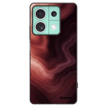 Picasee Xiaomi Redmi Note 13 5G Hülle - Schwarzes Silikon - Rouge