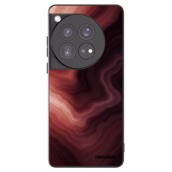 Picasee OnePlus 12 5G Hülle - Schwarzes Silikon - Rouge