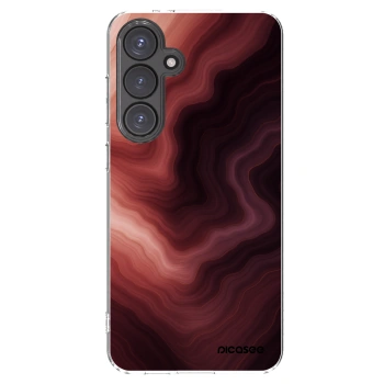 Picasee Samsung Galaxy S24 FE S721B Hülle - Transparentes Silikon - Rouge