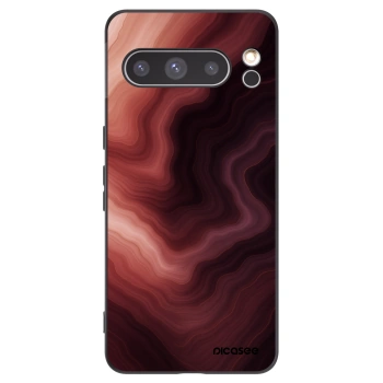 Picasee Google Pixel 8 Pro Hülle - Schwarzes Silikon - Rouge