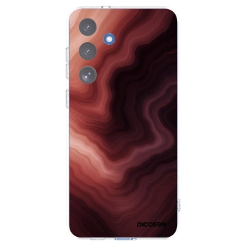 Picasee Samsung Galaxy S25 FE 5G Hülle - Transparentes Silikon - Rouge