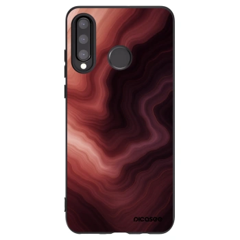 Picasee Huawei P30 Lite Hülle - Schwarzes Silikon - Rouge