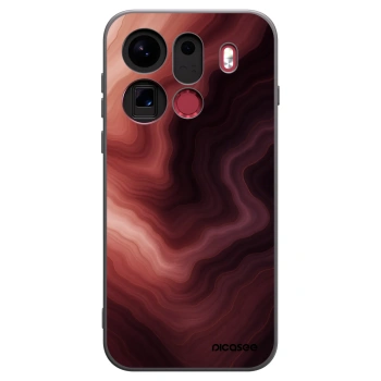 Picasee OPPO Find X9 Pro Hülle - Schwarzes Silikon - Rouge