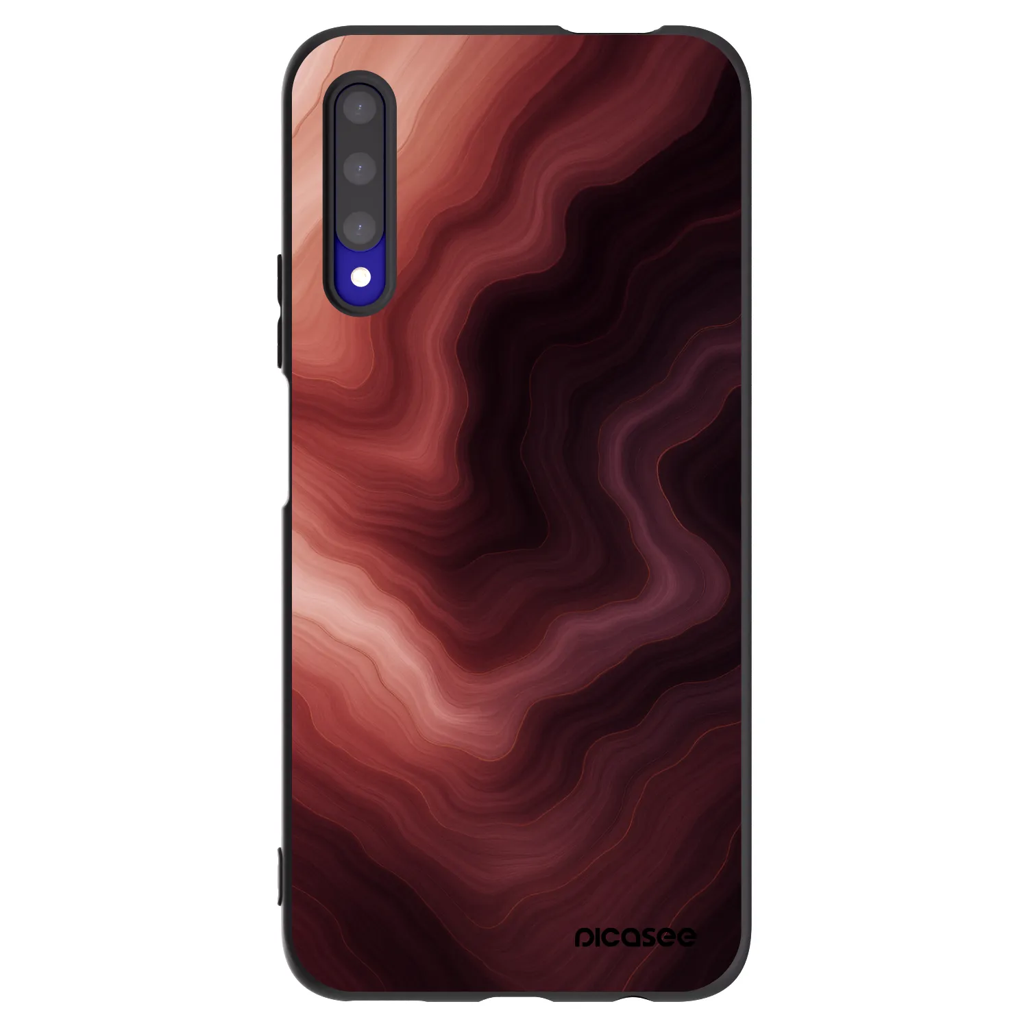 Picasee Honor 9X Pro Hülle - Schwarzes Silikon - Rouge