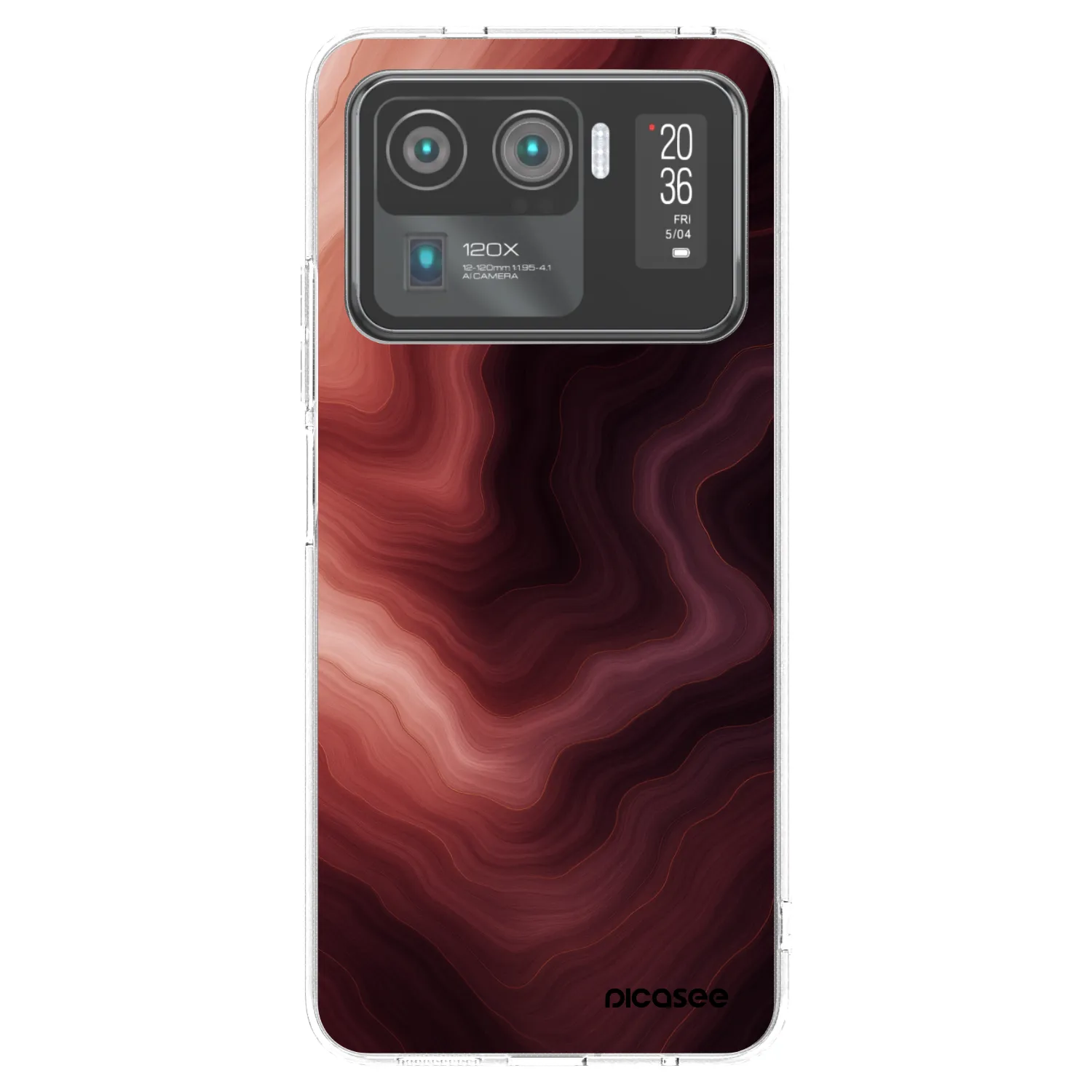 Picasee Xiaomi Mi 11 Ultra Hülle - Transparentes Silikon - Rouge