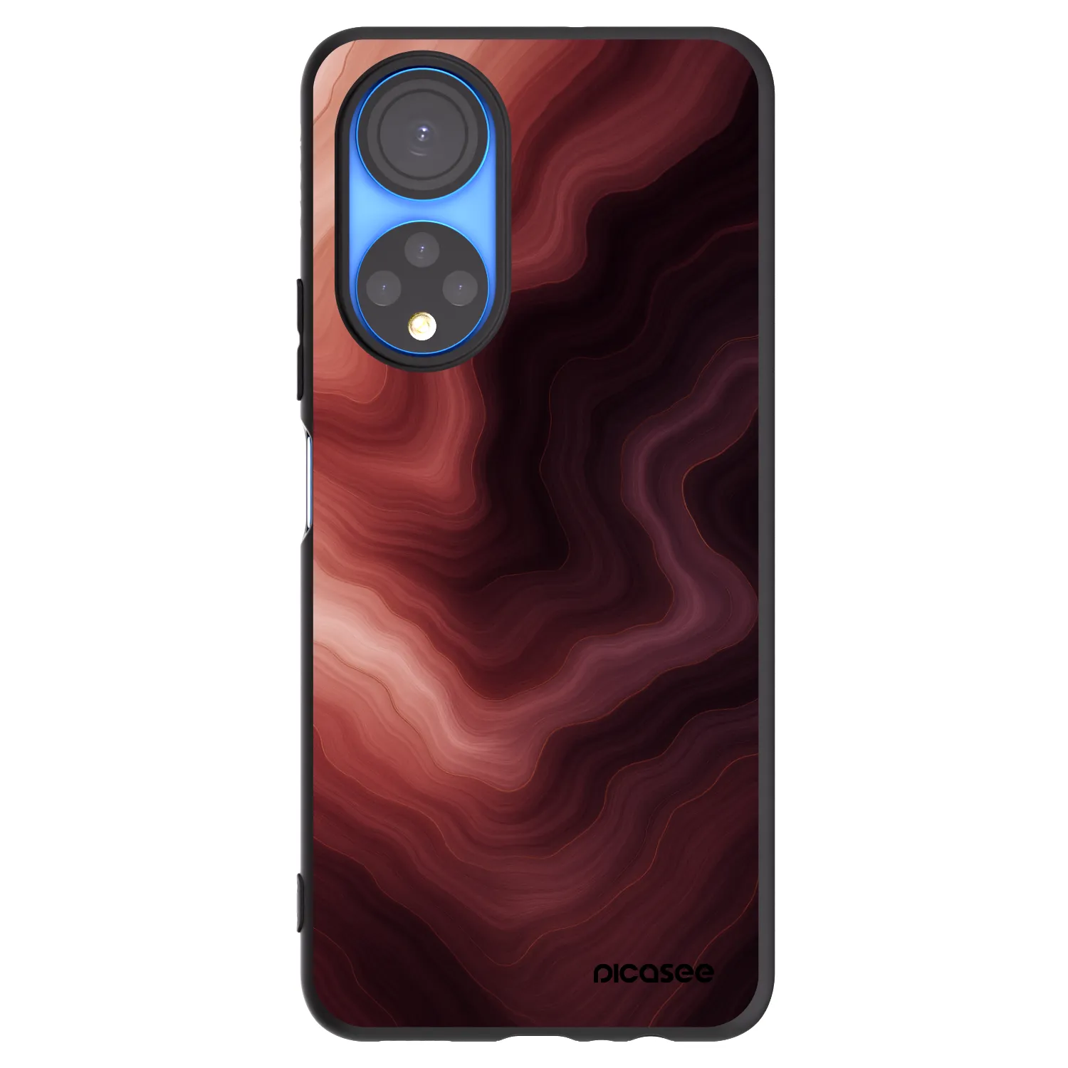 Picasee Honor X7 Hülle - Schwarzes Silikon - Rouge