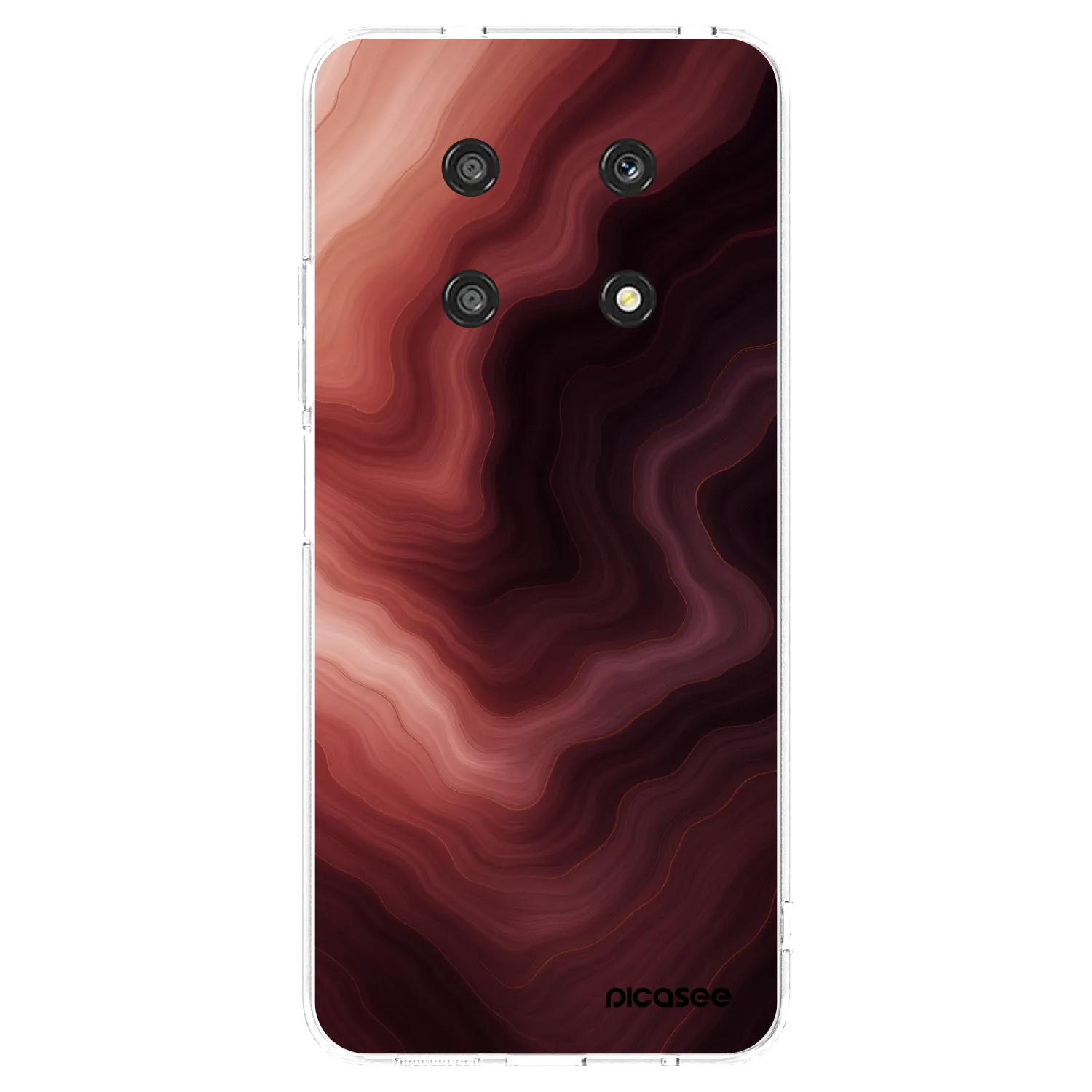 Picasee Honor Magic4 Lite 5G Hülle - Transparentes Silikon - Rouge