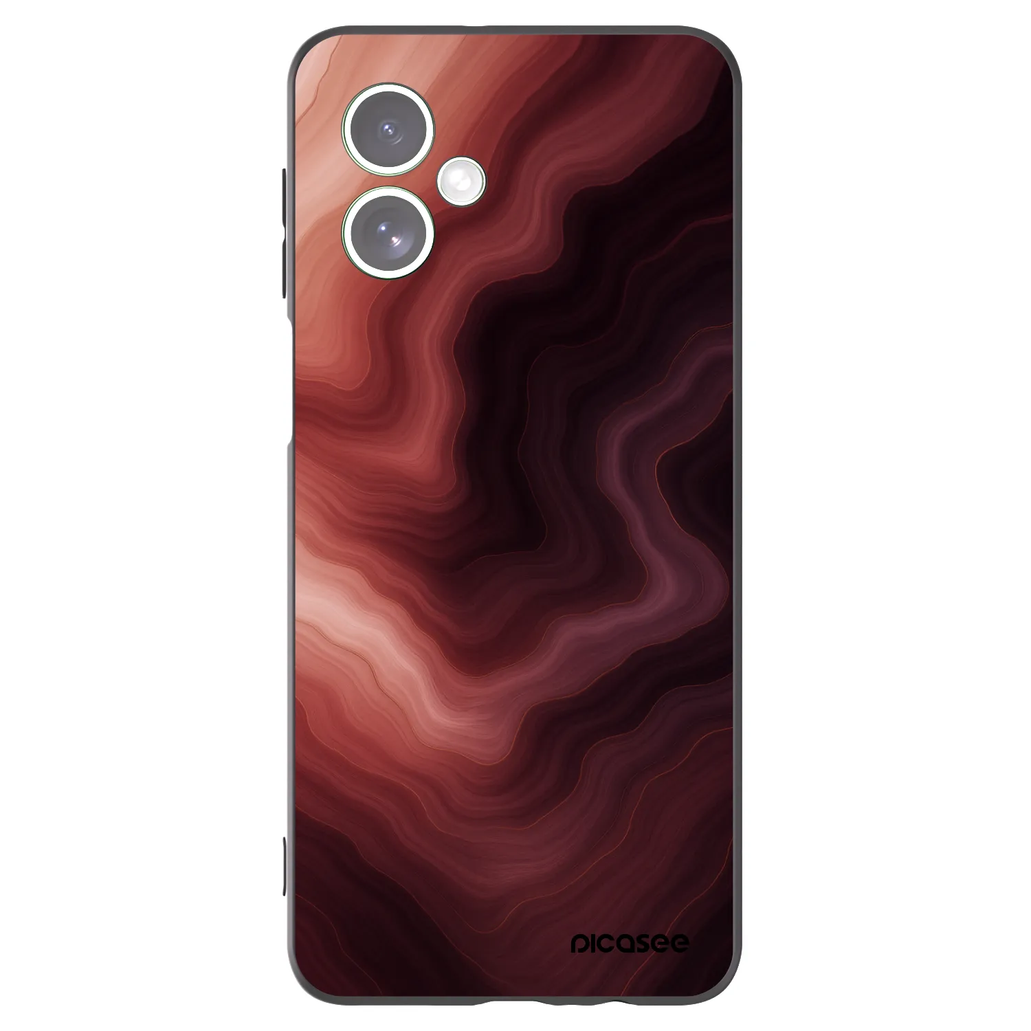 Picasee Motorola Moto G54 5G Hülle - Schwarzes Silikon - Rouge
