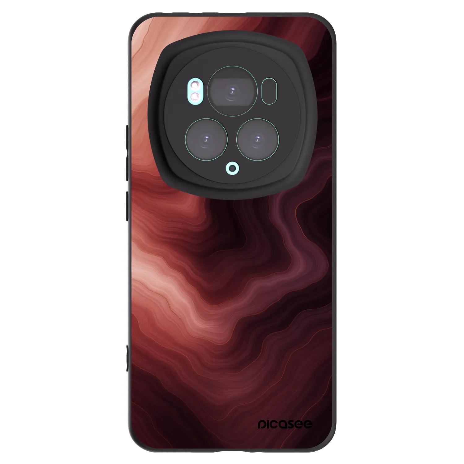 Picasee Honor Magic6 Pro Hülle - Schwarzes Silikon - Rouge