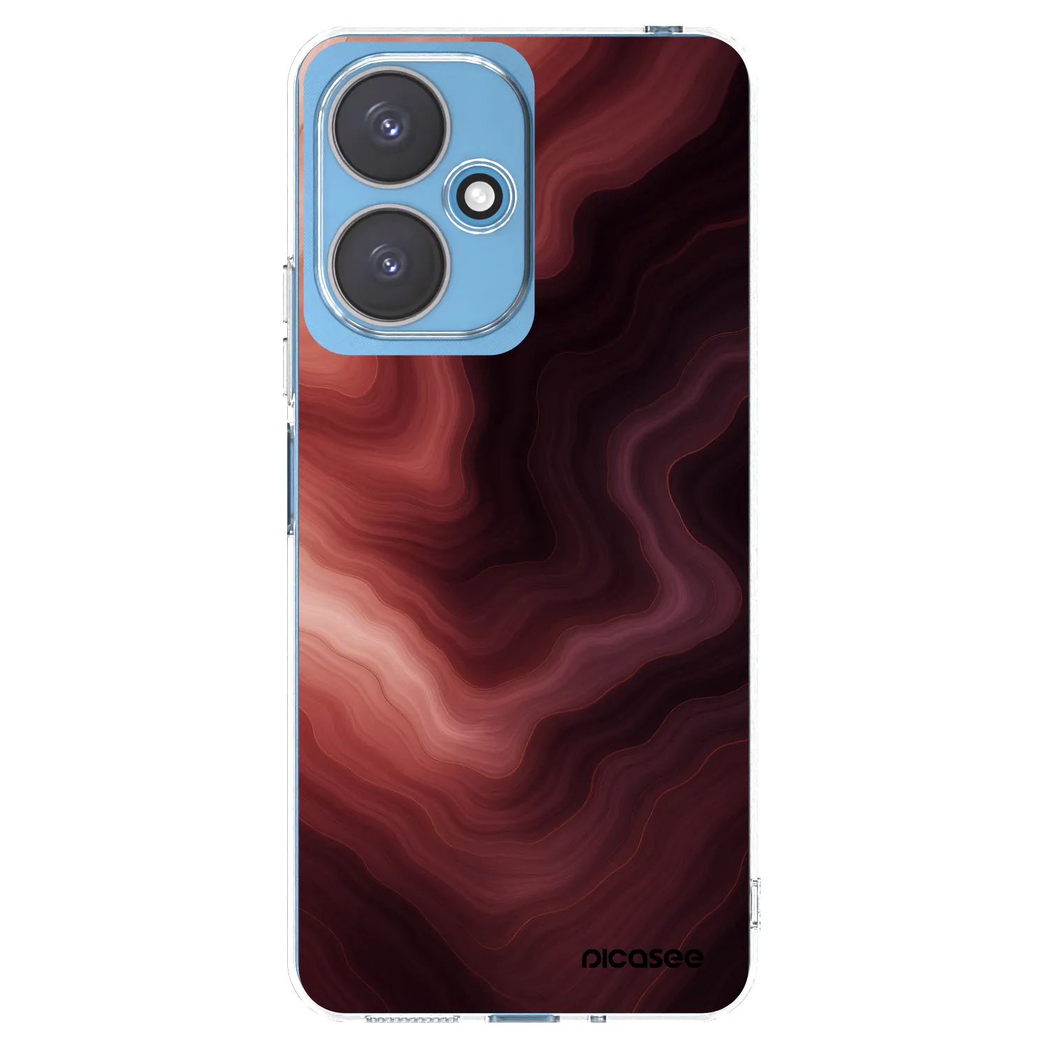 Picasee Xiaomi Redmi 13C 5G Hülle - Transparentes Silikon - Rouge