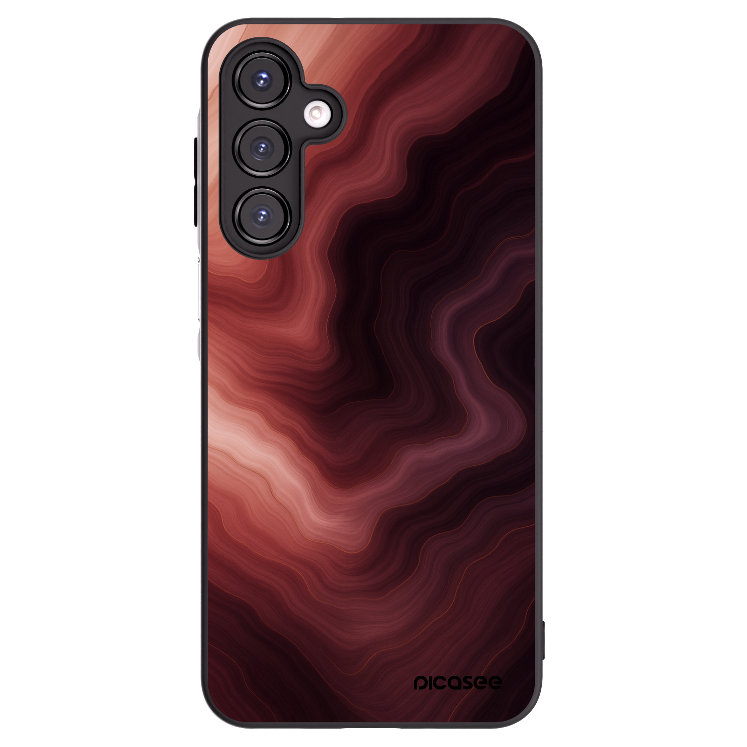 Picasee Samsung Galaxy A16 5G Hülle - Schwarzes Silikon - Rouge
