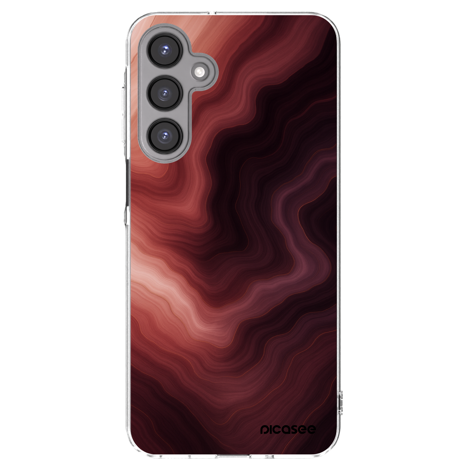 Picasee Samsung Galaxy A16 5G Hülle - Transparentes Silikon - Rouge