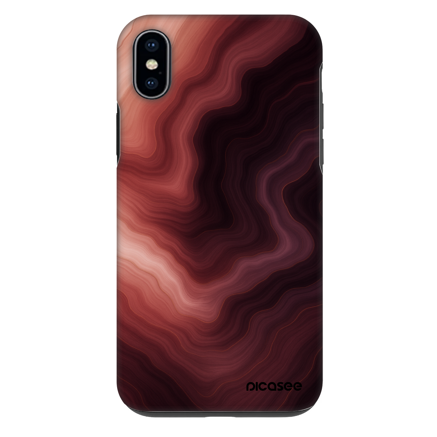 Picasee Fashion Case für Apple iPhone XS Max - Rouge