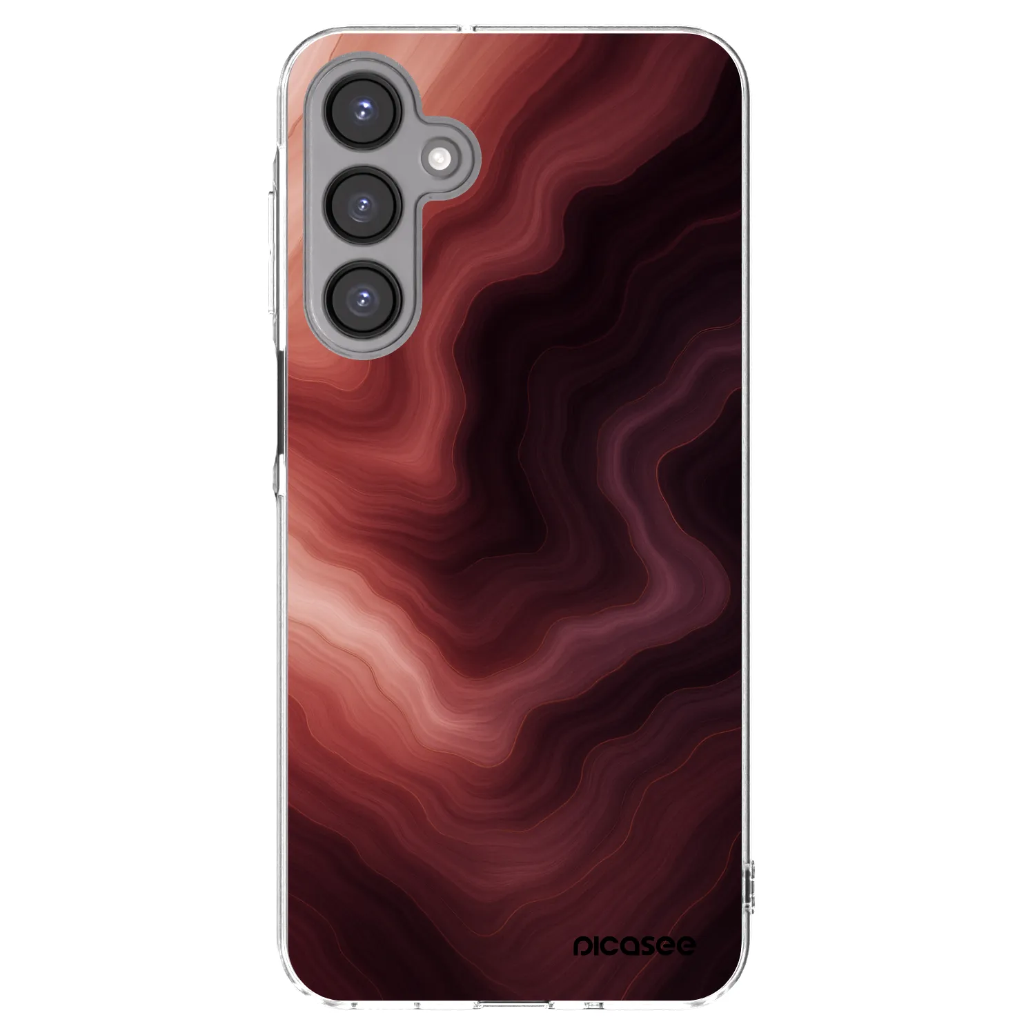 Picasee Samsung Galaxy A16 4G Hülle - Transparentes Silikon - Rouge