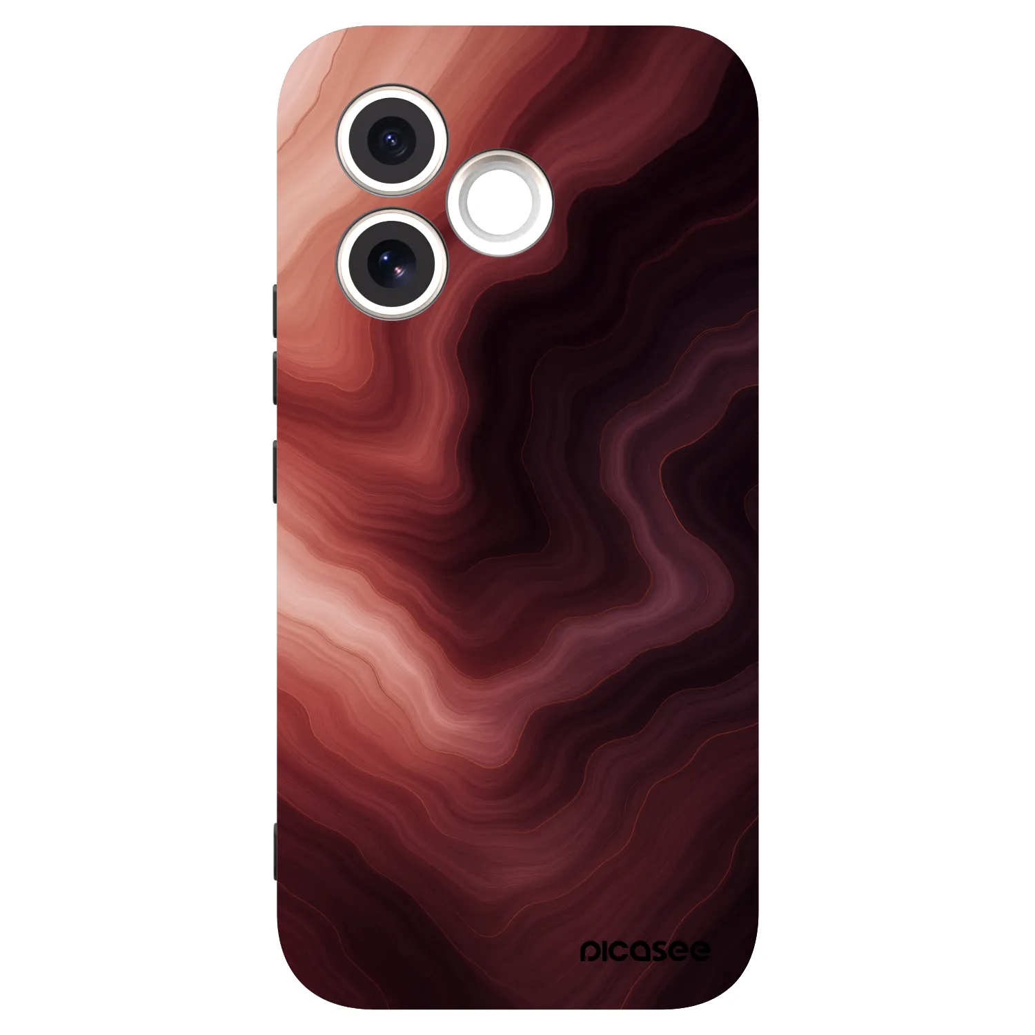 Picasee Honor 600 Lite Hülle - Schwarzes Silikon - Rouge