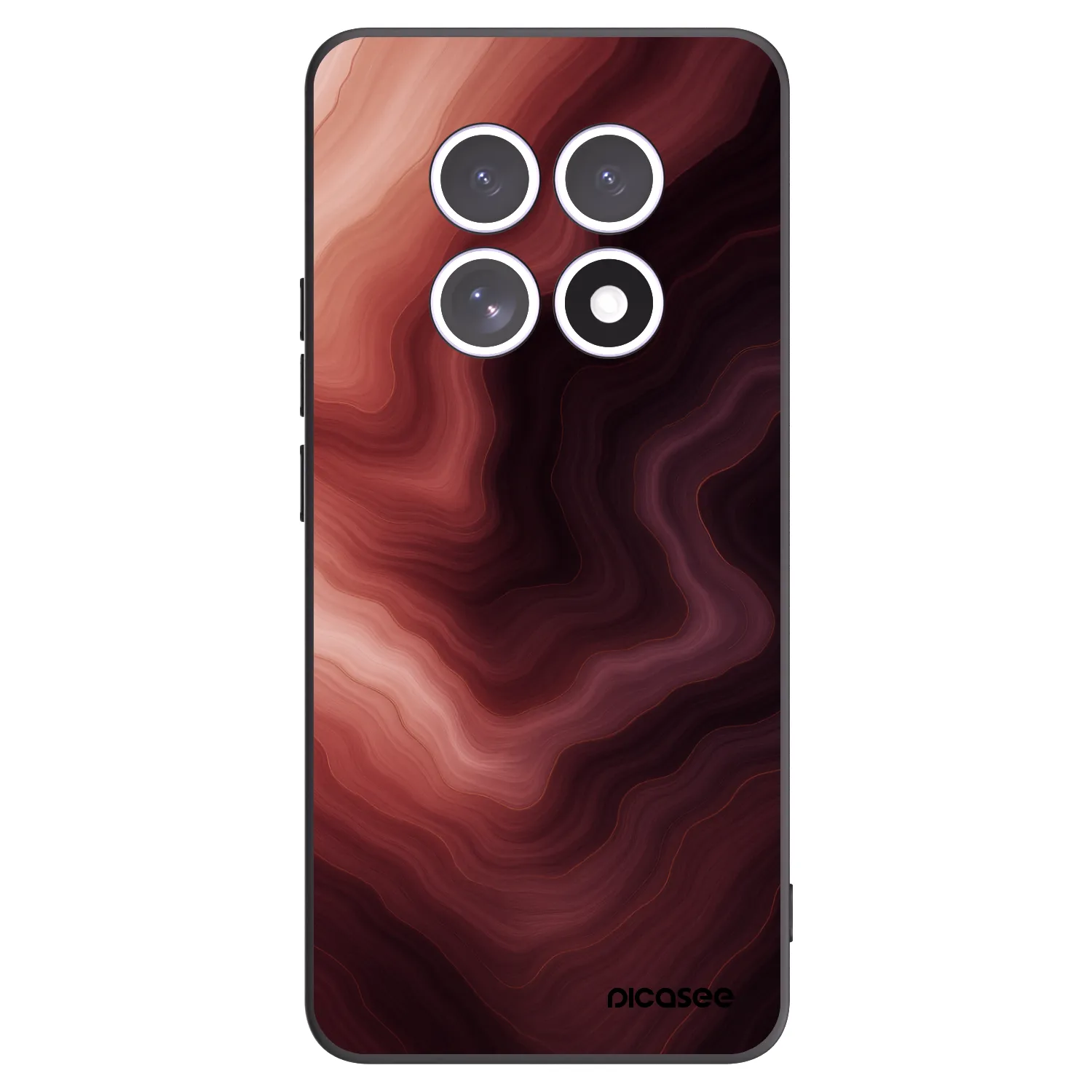 Picasee Xiaomi Redmi Note 15 5G Hülle - Schwarzes Silikon - Rouge