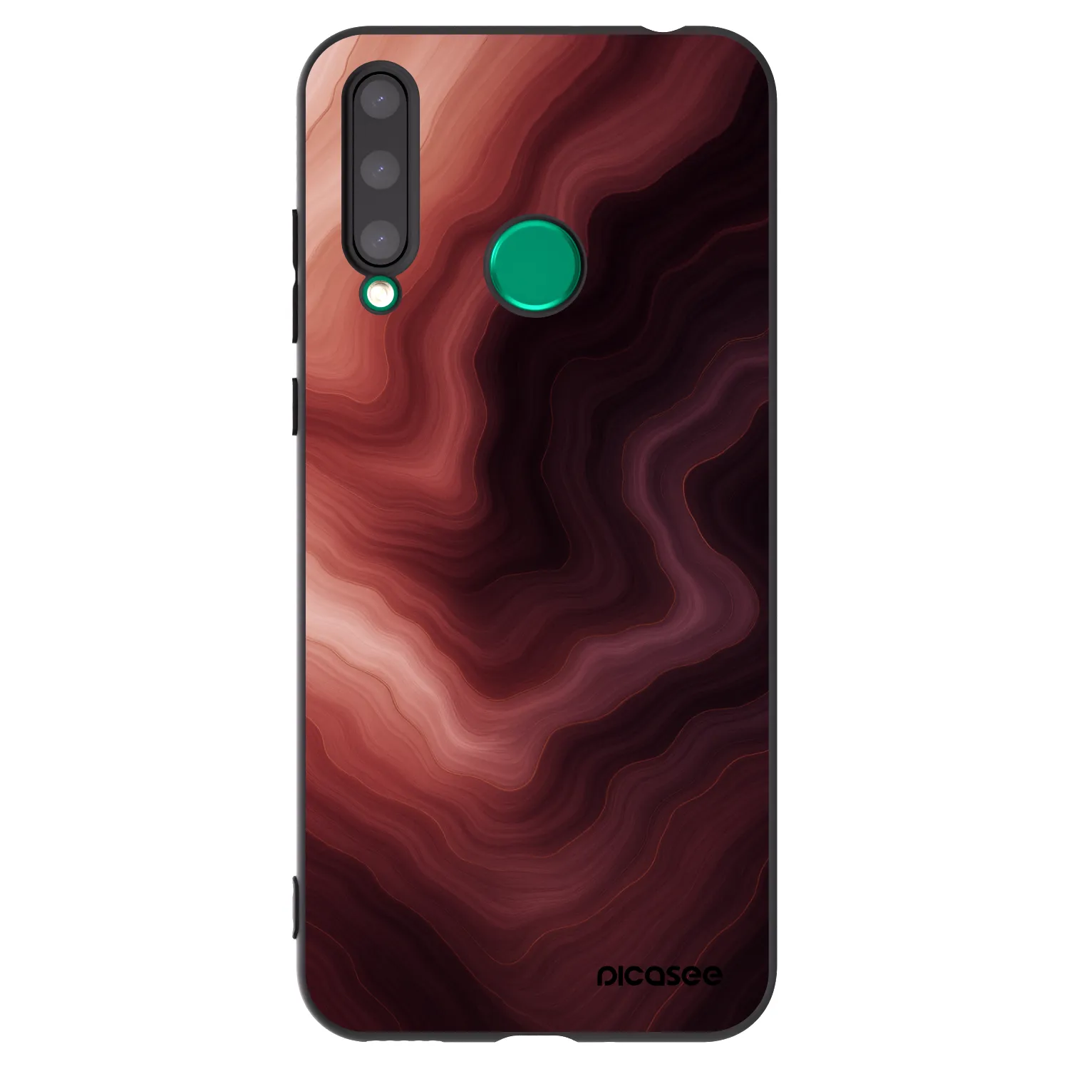 Picasee Honor 20 Lite Hülle - Schwarzes Silikon - Rouge