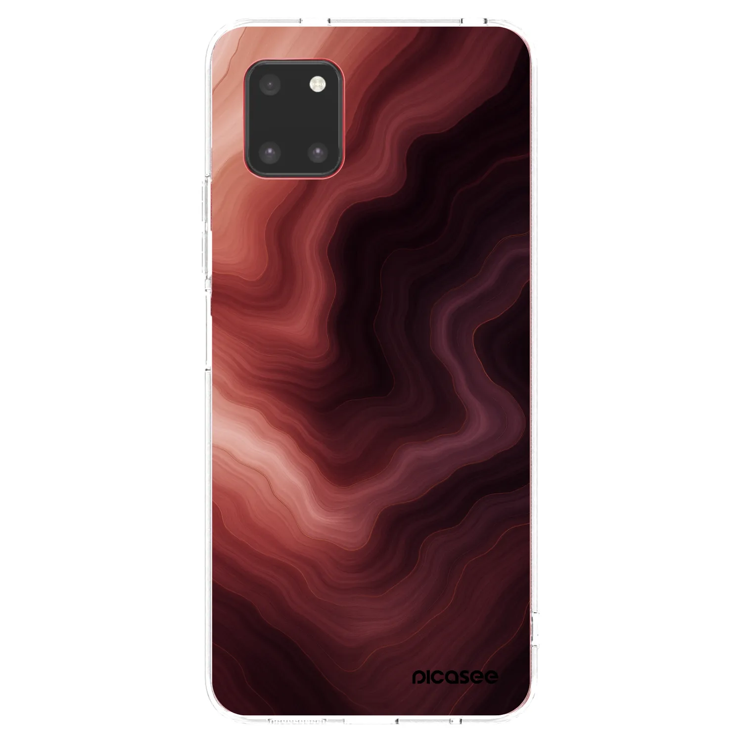 Picasee Samsung Galaxy Note 10 Lite N770F Hülle - Transparentes Silikon - Rouge
