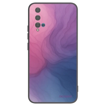 Picasee Huawei Nova 5T Hülle - Schwarzes Silikon - Silk