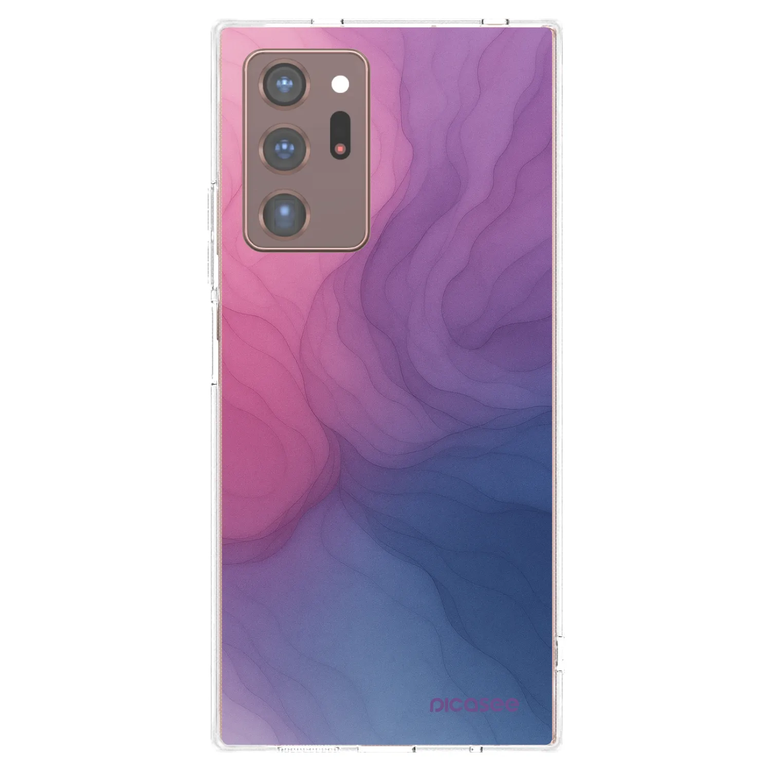 Picasee Samsung Galaxy Note 20 Ultra Hülle - Transparentes Silikon - Silk