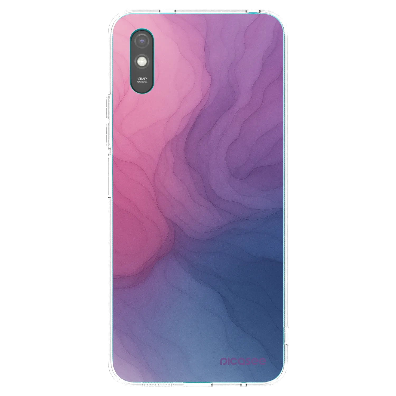 Picasee Xiaomi Redmi 9A Hülle - Transparentes Silikon - Silk