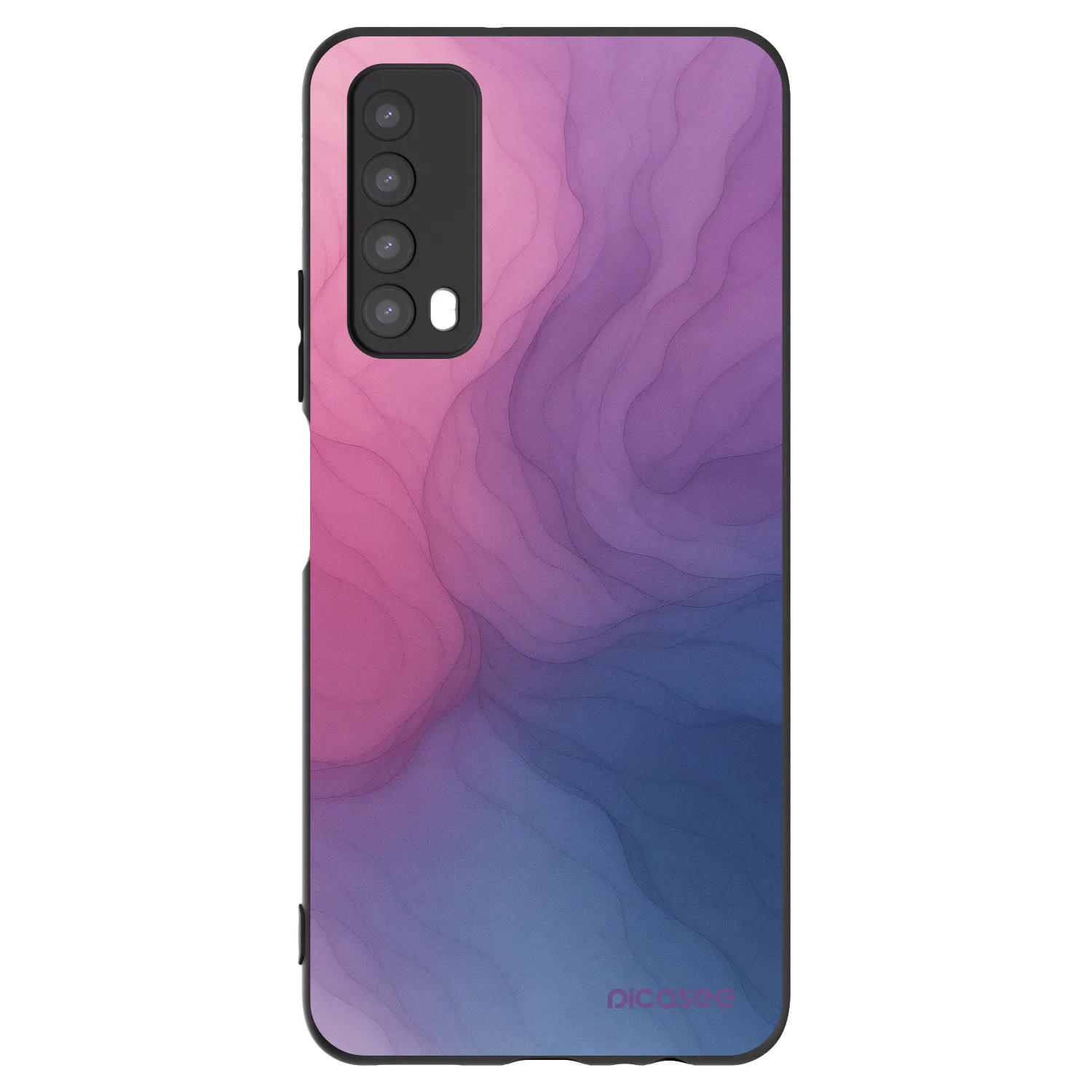 Picasee Huawei P Smart 2021 Hülle - Schwarzes Silikon - Silk