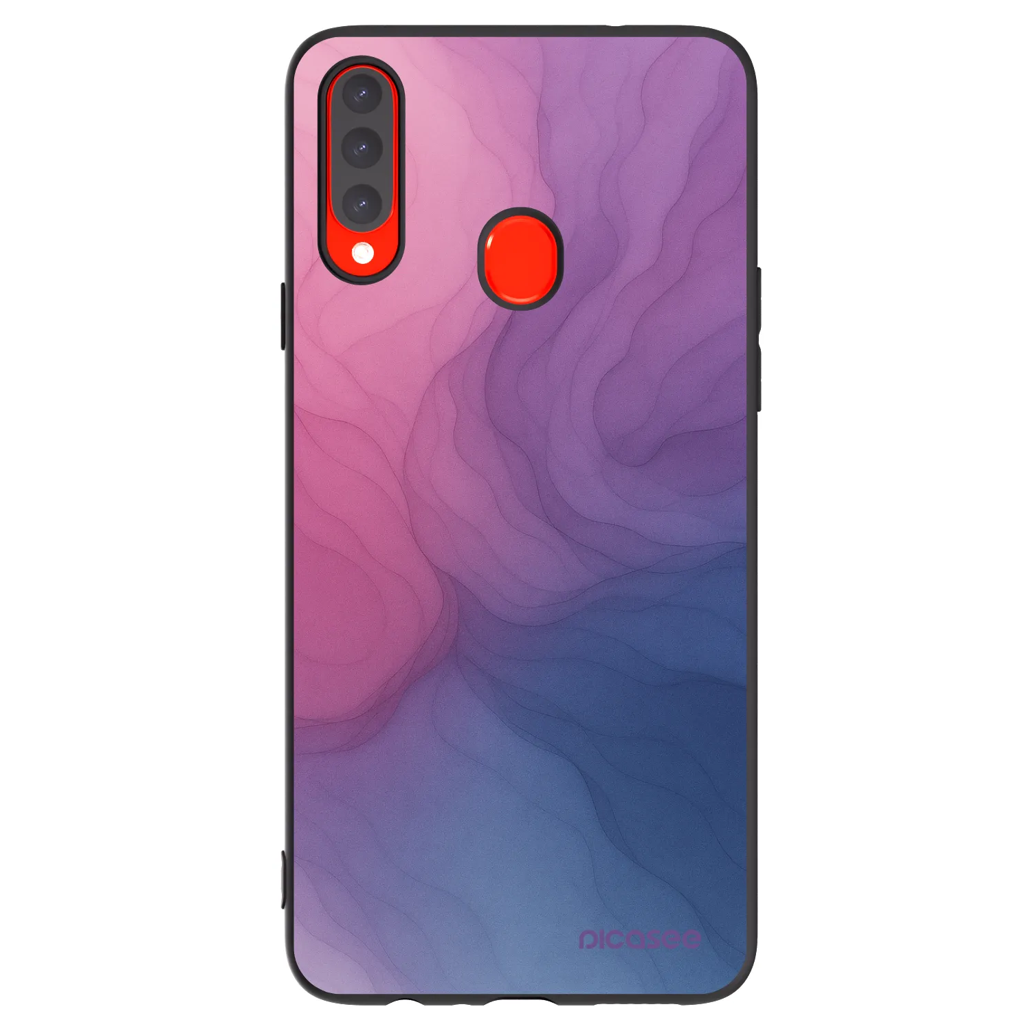 Picasee Samsung Galaxy A20s Hülle - Schwarzes Silikon - Silk